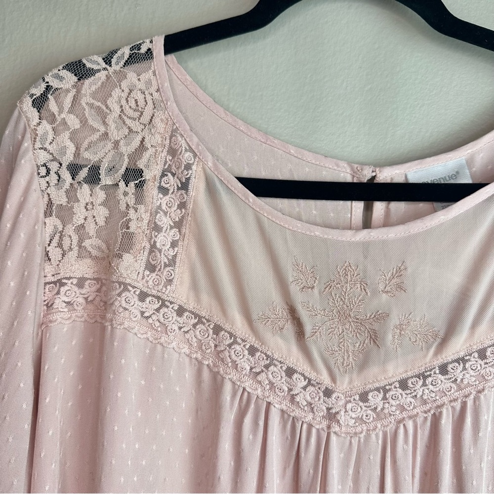 Avenue Dusty Pink Top/Blouse sz22/24 - Picture 2 of 6